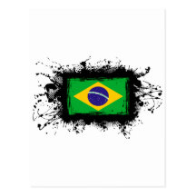 Brazil Flag Post Cards