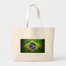 Brazil-Flag- Tote Bags