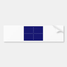 Brazil Naval Jack Flag Bumper Stickers