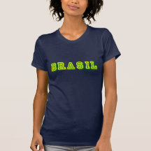 Brazil Soccer Brasil logo Brazilian womens sports T Shirts