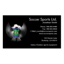 Brazil Soccer Champions Business Cards