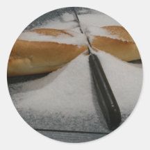Bread and Salt Round Sticker