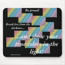 Break free from the darkness Mousepad