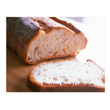 Breaking Bread Baked Mac and Cheese Recipe Postcard