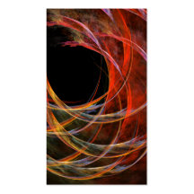 Breaking the Circle Abstract Art Business Card