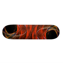 Breaking the Circle Abstract Art Skateboard