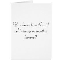 Breakup Card