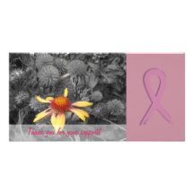 Breast Cancer Awareness Support Photo Card