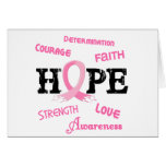 Breast Cancer HOPE 7.1 Greeting Cards