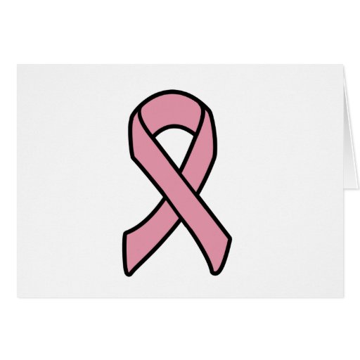 Breast Cancer Ribbon Greeting Cards
