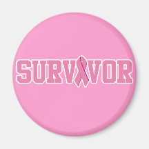 Breast Cancer Survivor Refrigerator Magnets