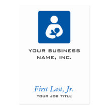Breastfeeding / Nursing Icon Business Card Templates
