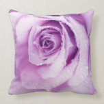 Breathtaking Purple Wet Rose American Mojo Pillow pillows