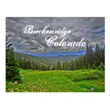 Breckenridge Colorado scenic postcard