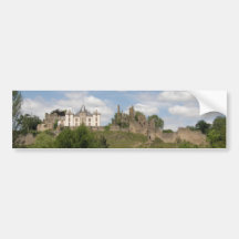 bressuire chateau panorama bumper sticker