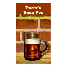 Brew Pub Business Cards