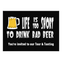 Brewery Tour  or Beer Club Tasting Invitation