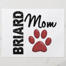 Briard Mum 2 Flyer Design
