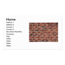 Brick Wall Business Card