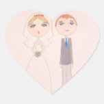 Brida and Groom Stickers