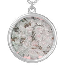 Bridal bouquet necklace