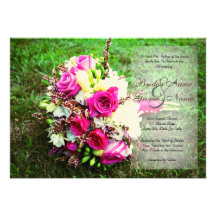Bridal Bouquet Wedding Invitation