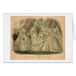 Bridal Fashion in the 1800s Greeting Card