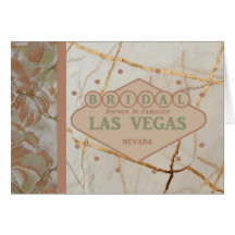 BRIDAL SHOWER In Fabulous Las Vegas Card