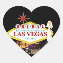 Bridal Shower In Fabulous Las Vegas Sticker