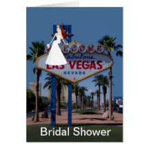 Bridal Shower in Las Vegas Card