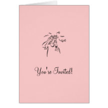 Bridal Shower Invitation Card