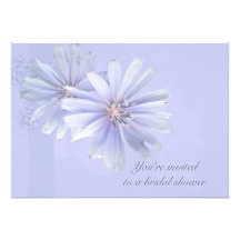 Bridal Shower Invitation - Chicory Wildflower