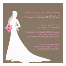 Bridal Shower Invitations - Custom