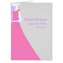 Bridal Shower Lilac/Pink Card