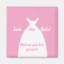 Bridal Shower Save the Date Magnets