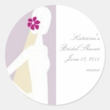 Bridal Shower Stickers