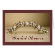 Bridal Shower Tiara Card