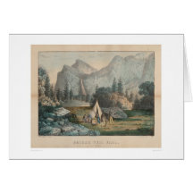 Bridal Veil Fall, Yosemite (1303) Card
