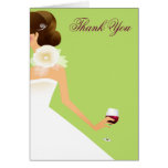 Bridal wine greeting cards