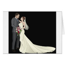 Bride and Groom Greeting Cards