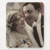 Bride and Groom Mouse Pad