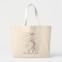 Bride Cartoon/Bachelorette Tote Bags