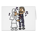 Bride Dances With Father Daughter Wedding Dance Greeting Card