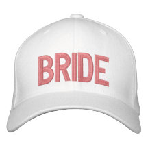 Bride Embroidered Baseball Caps