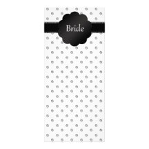Bride gifts white diamonds rack card