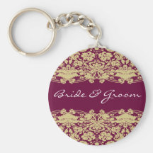 Bride & Groom KeyChain-Personalizable Text
