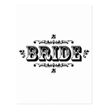 Bride - Old West Style Postcards