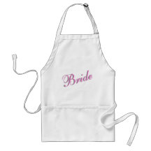 Bride (Script) Aprons