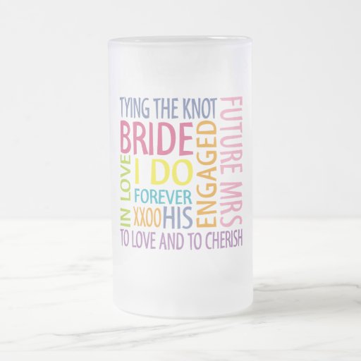 Bride Sentiments Wedding Mug