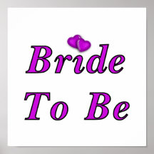 Bride To Be Simply Love Print
